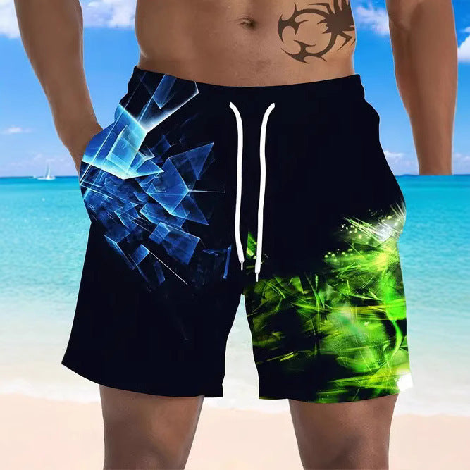 Men's Quick-drying Beach Casual Shorts Five-point Swimming Trunks