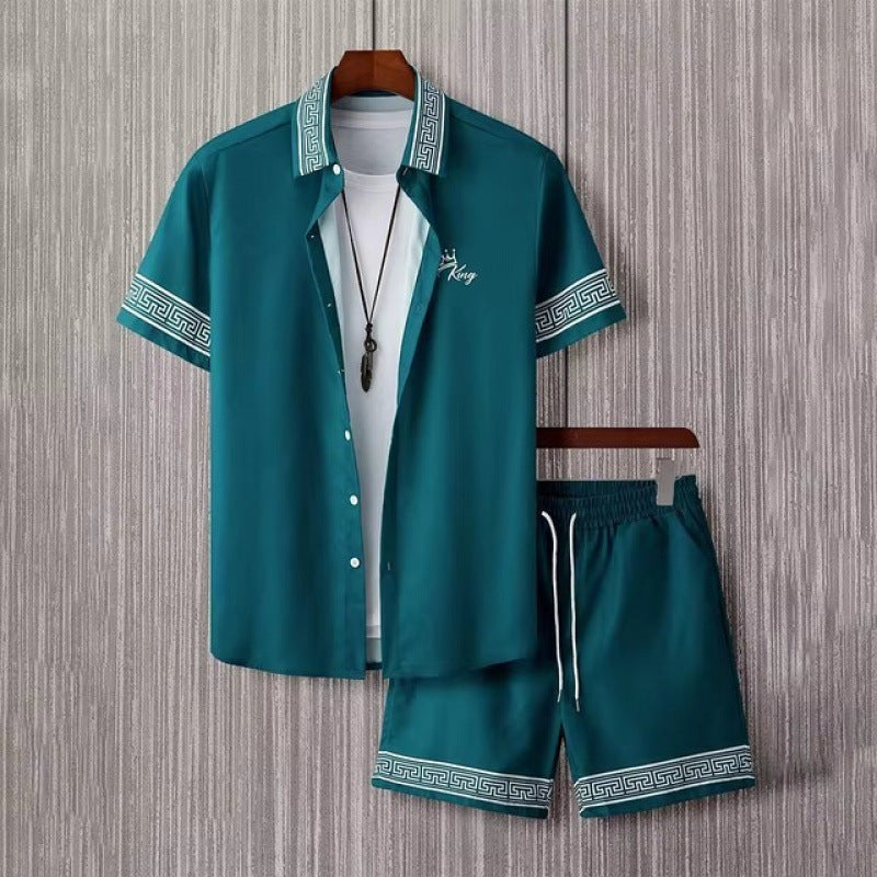 Men's Fashion Personality 3D Digital Printing Suit