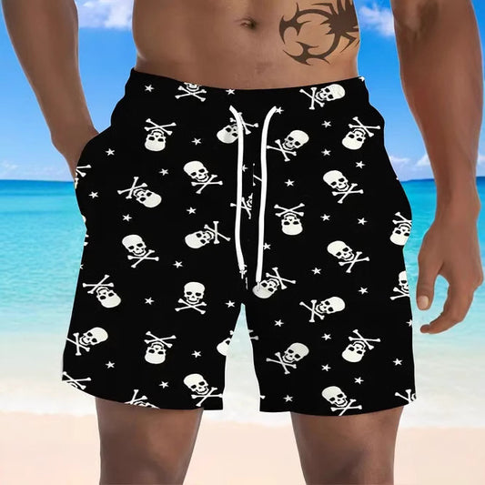 Men's Quick-drying Beach Casual Shorts Five-point Swimming Trunks