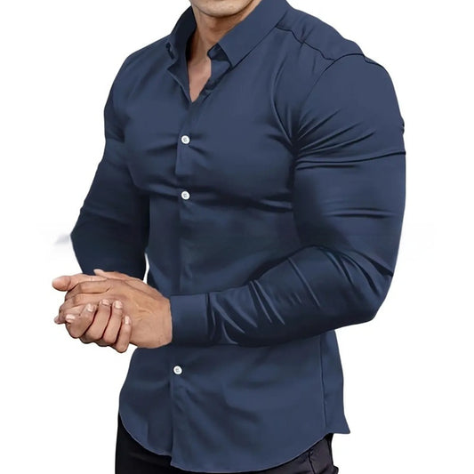 Men's Business Non-ironing Professional Anti-wrinkle Casual Shirt