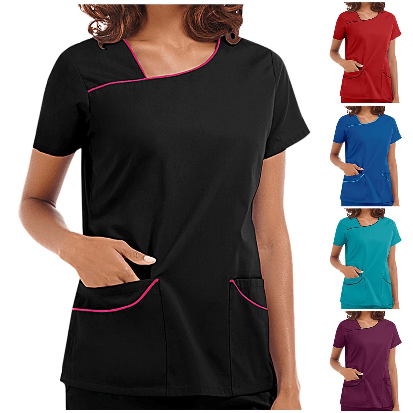 Women's Operating Room Hand Washing Nurse Surgeon Isolation Short Sleeve