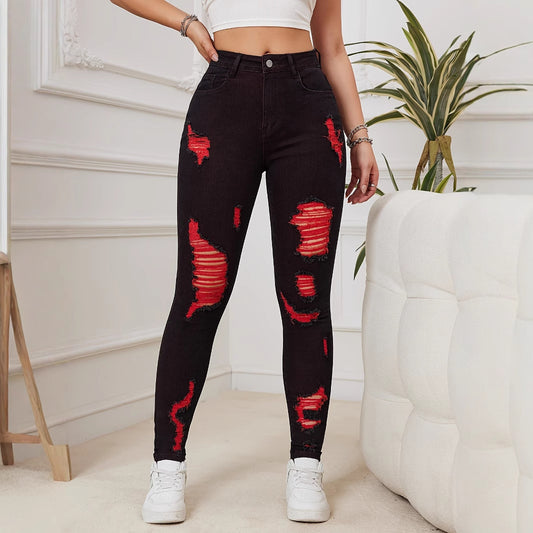 Slim Fit Skinny Hip Hop Stretch Women's Pencil Pants