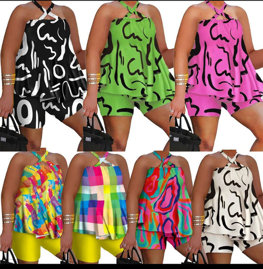 Ensemble deus pieces femme été