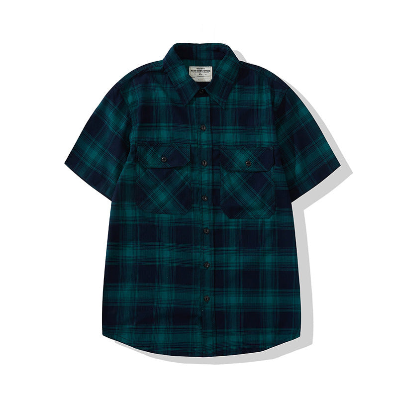 Men's All-match Casual Plaid Shirt