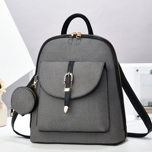 Multi-functional One-shoulder Ladies Travel Backpack Crossbody