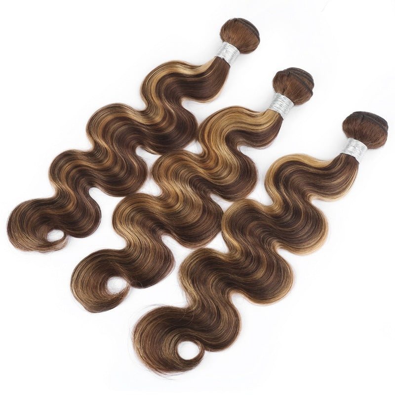 Xuchang Aixiu Piano Color Real Wig New P Color Body Wave