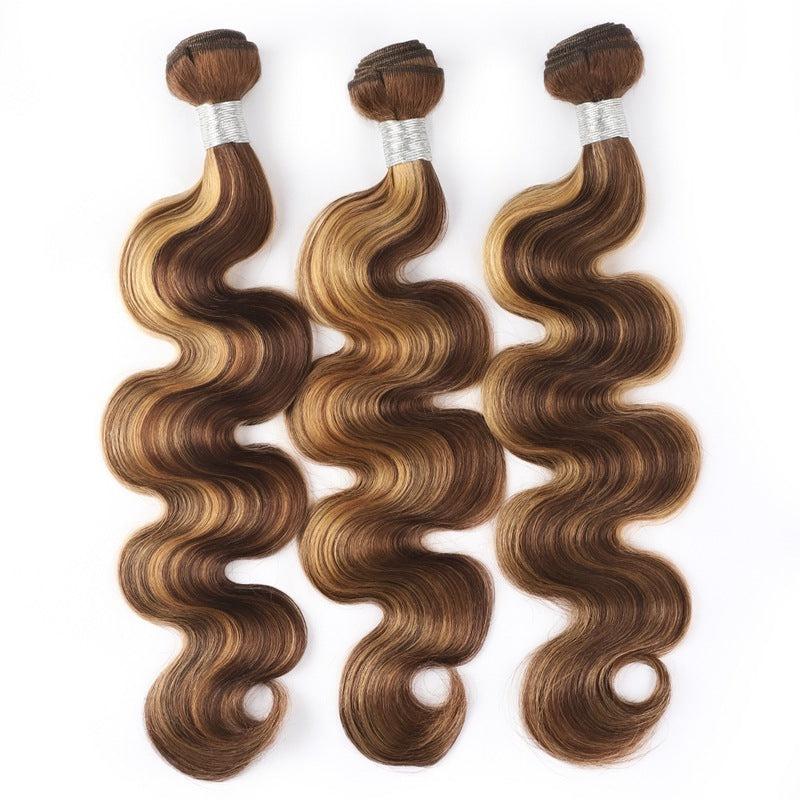 Xuchang Aixiu Piano Color Real Wig New P Color Body Wave