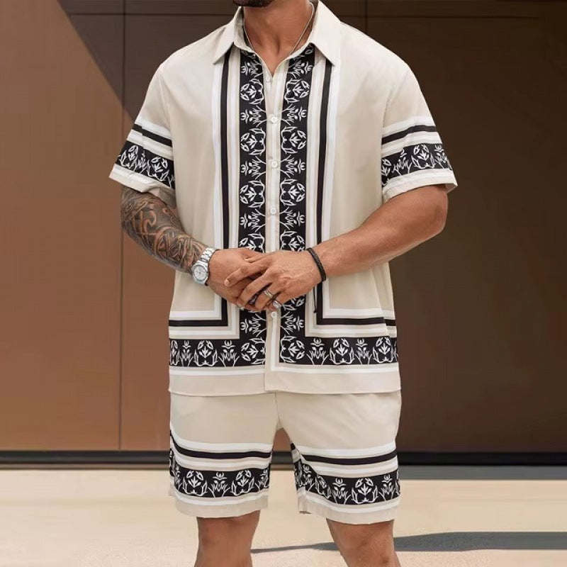 Men's Fashion Personality 3D Digital Printing Suit