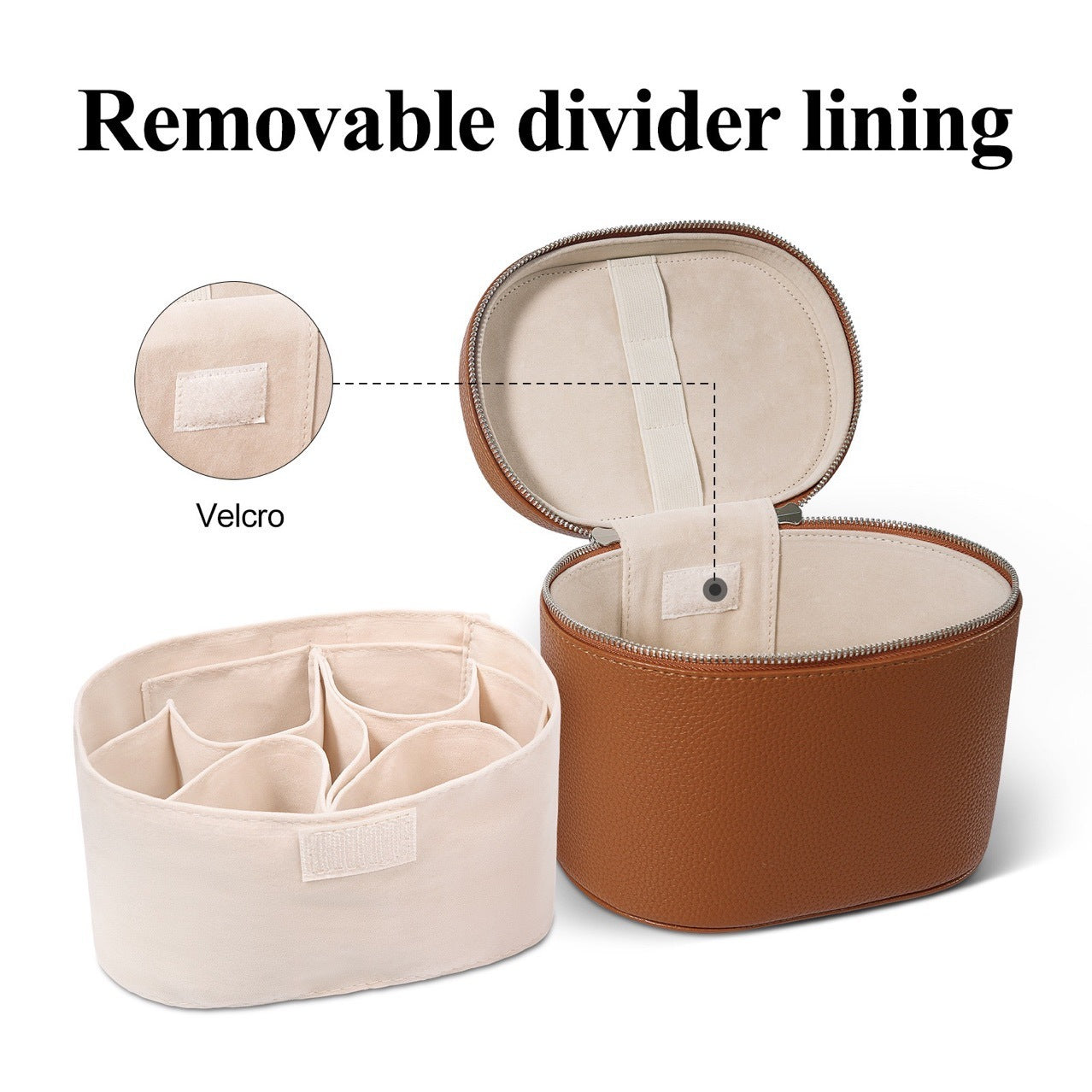 Removable Elastic Band Cosmetic Bag Portable Travel Stereo Makeup Tools