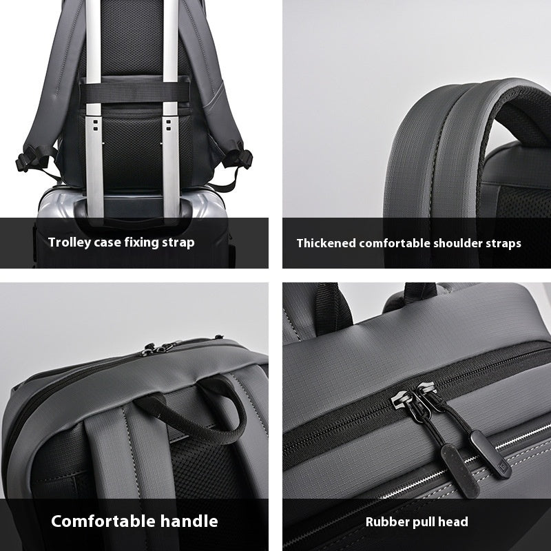 Men's Large-capacity Color Matching Business Backpack