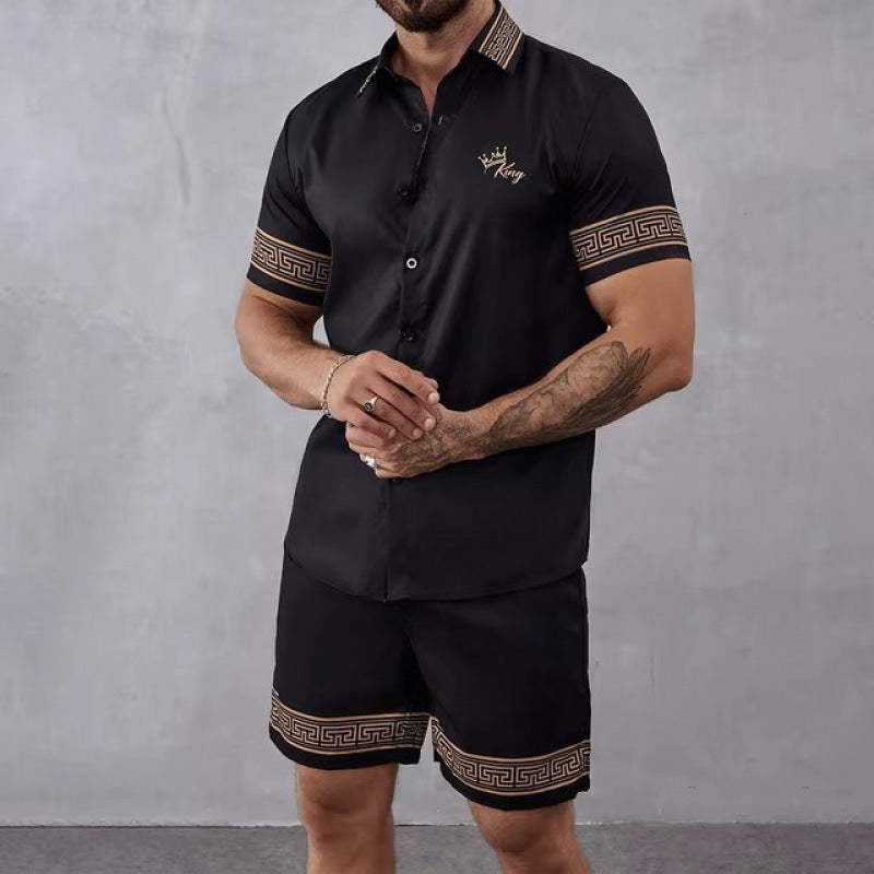 Men's Fashion Personality 3D Digital Printing Suit