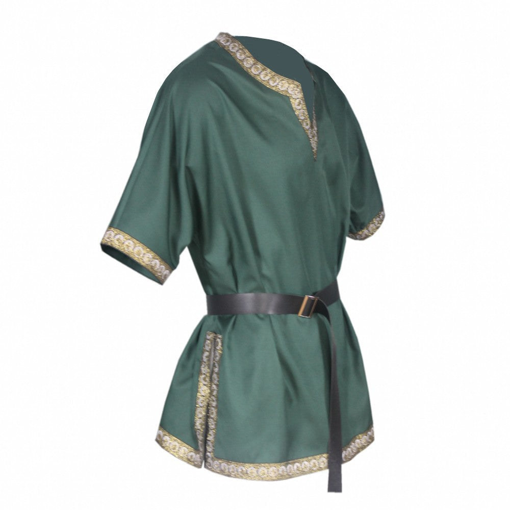 New Short Sleeve V-neck COS Costume Medieval Costume