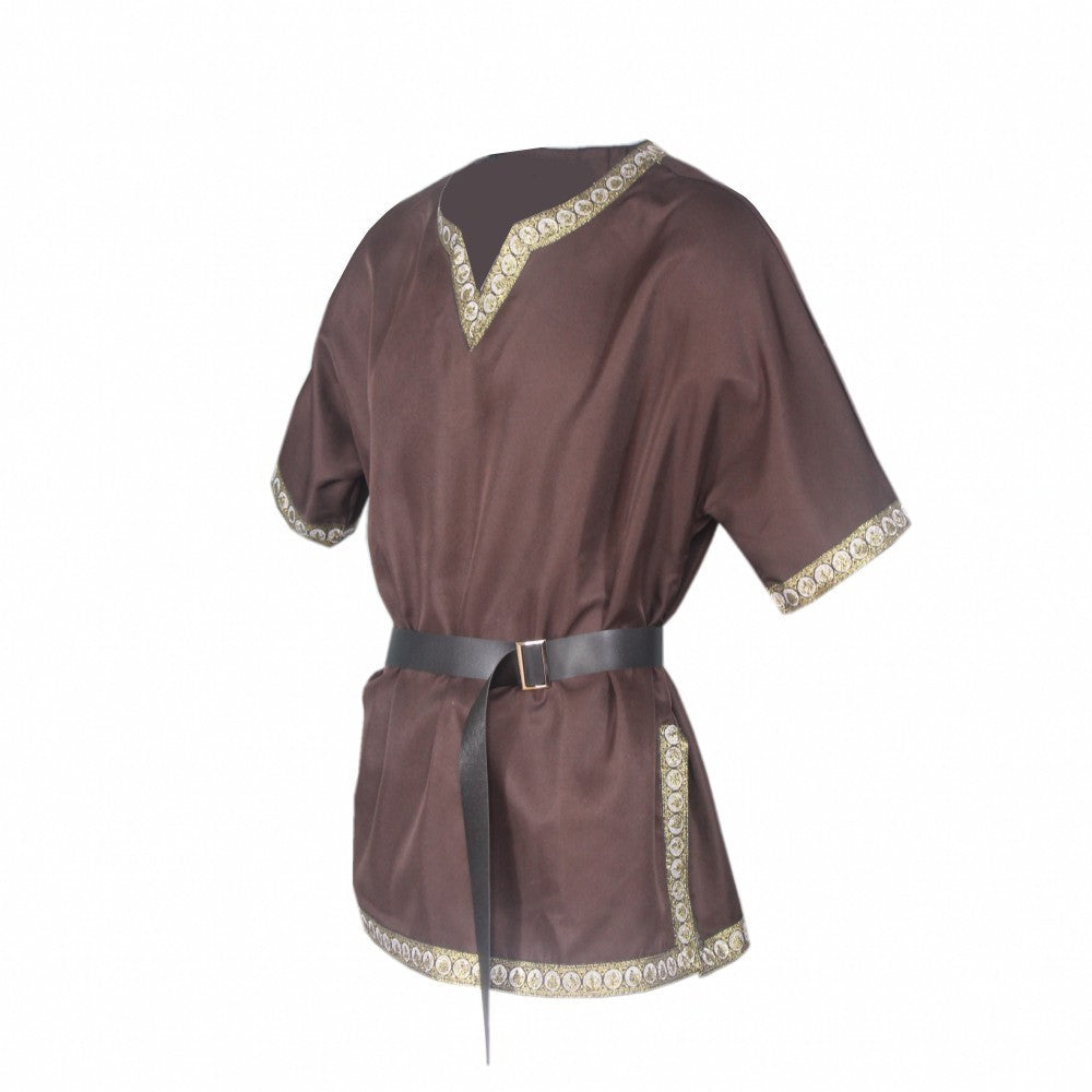 New Short Sleeve V-neck COS Costume Medieval Costume